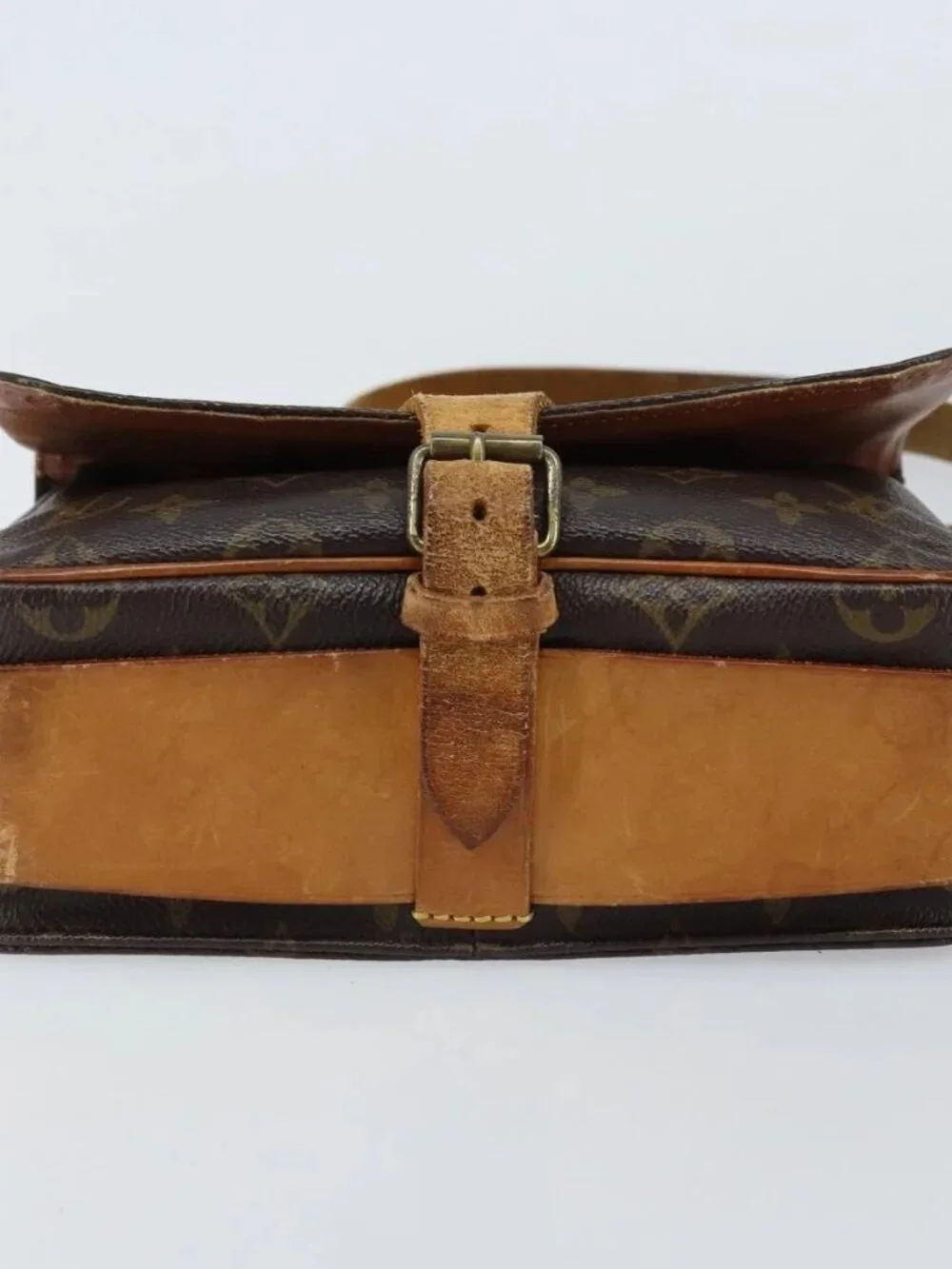 LOUIS VUITTON Monogram Cartouchiere MM Shoulder Bag M51253 LV Auth 172795 - Picture 6 of 15
